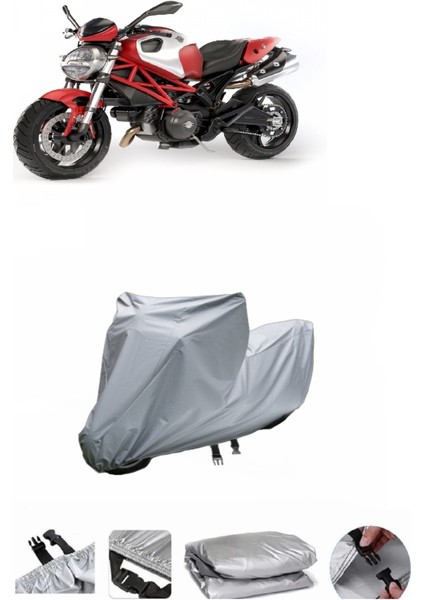 Ducati Monster 796 Su Geçirmez Motosiklet Brandası Arka Çanta Uyumlu Değildir