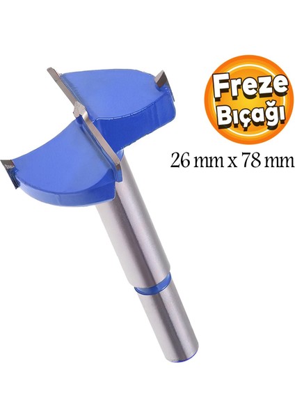 Parmak Freze Bıçağı 26 mm Ahşap