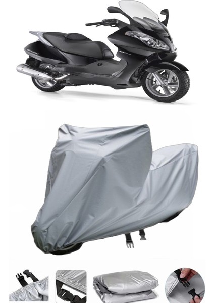 Aprilia Atlantic 500 Sprint Su Geçirmez Motosiklet Brandası Arka Çanta Uyumlu Değildir