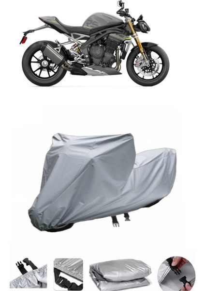 Triumph Speed Triple 1200 Rs Su Geçirmez Motosiklet Brandası Arka Çanta Uyumlu Değildir