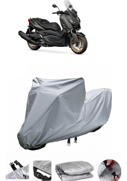 Yamaha X-Max 400 Su Geçirmez Motosiklet Brandası Arka Çanta Uyumlu Değildir