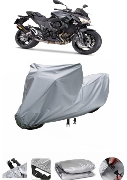 Kawasaki Z 800 Su Geçirmez Motosiklet Brandası Arka Çanta Uyumlu Değildir