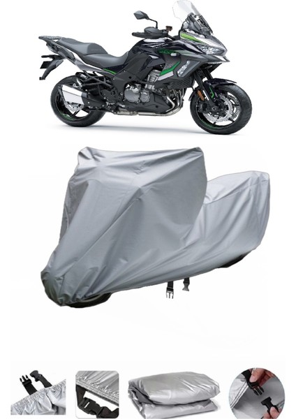 Kawasaki Versys 1000 S Su Geçirmez Motosiklet Brandası Arka Çanta Uyumlu Değildir