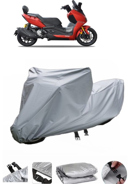 Yuki Huracan TR250T Su Geçirmez Motosiklet Brandası Arka Çanta Uyumlu Değildir