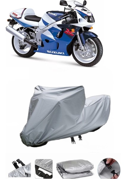 Suzuki Gsx-R 600 Srad Su Geçirmez Motosiklet Brandası Arka Çanta Uyumlu Değildir