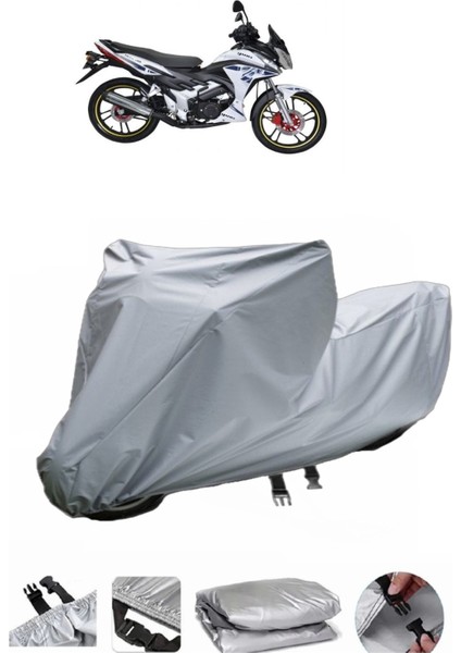 Yuki Yıldız 130 Su Geçirmez Motosiklet Brandası Arka Çanta Uyumlu Değildir