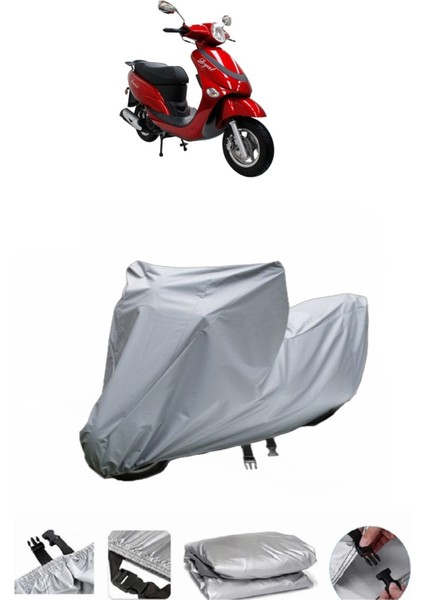 Mondial 100 Loyal Su Geçirmez Motosiklet Brandası Arka Çanta Uyumlu Değildir