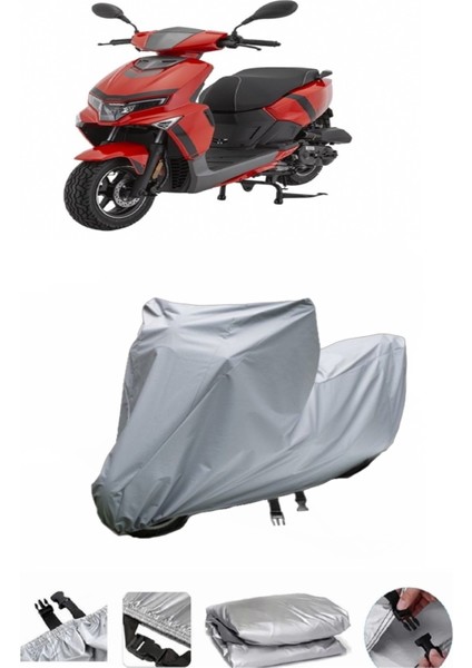 Mondial Air Time Su Geçirmez Motosiklet Brandası Arka Çanta Uyumlu Değildir