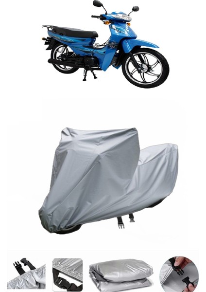 Mondial 100 Sfc Snappy x Su Geçirmez Motosiklet Brandası Arka Çanta Uyumlu Değildir