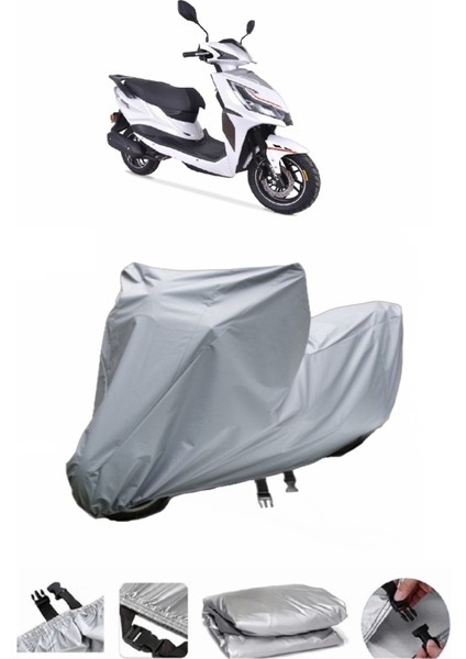 Arora Verano Ar 50-9 Su Geçirmez Motosiklet Brandası Arka Çanta Uyumlu Değildir