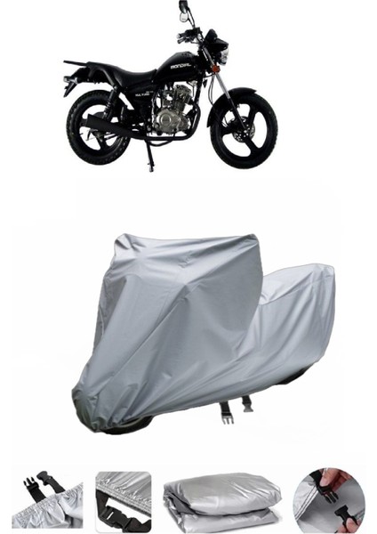 Mondial 150 Mr Su Geçirmez Motosiklet Brandası Arka Çanta Uyumlu Değildir