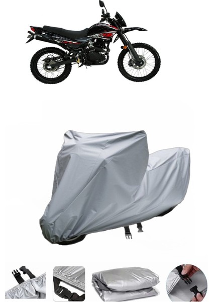 Mondial X-Treme Max 150 Su Geçirmez Motosiklet Brandası Arka Çanta Uyumlu Değildir