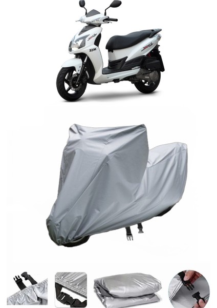 Sym Jet 4 125 Su Geçirmez Motosiklet Brandası Arka Çanta Uyumlu Değildir