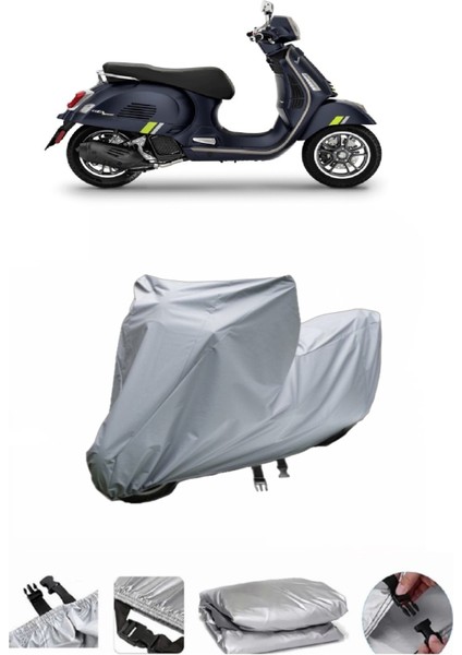 Vespa Gts 125 Supertech Su Geçirmez Motosiklet Brandası Arka Çanta Uyumlu Değildir