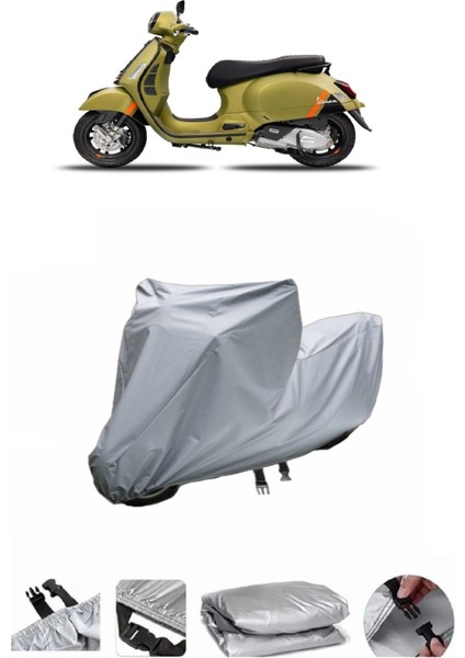 Vespa Gts 150 Su Geçirmez Motosiklet Brandası Arka Çanta Uyumlu Değildir