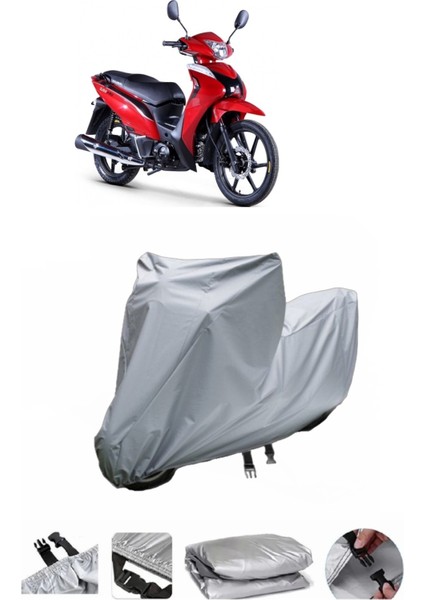 Kuba SJ50 Pro Su Geçirmez Motosiklet Brandası Arka Çanta Uyumlu Değildir
