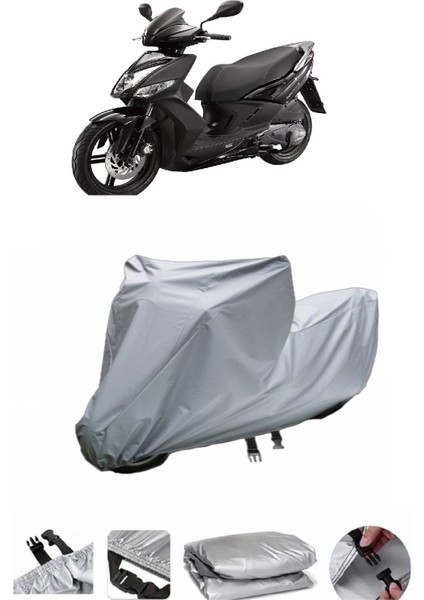 Kymco Agility 16+ 150 Su Geçirmez Motosiklet Brandası Arka Çanta Uyumlu Değildir