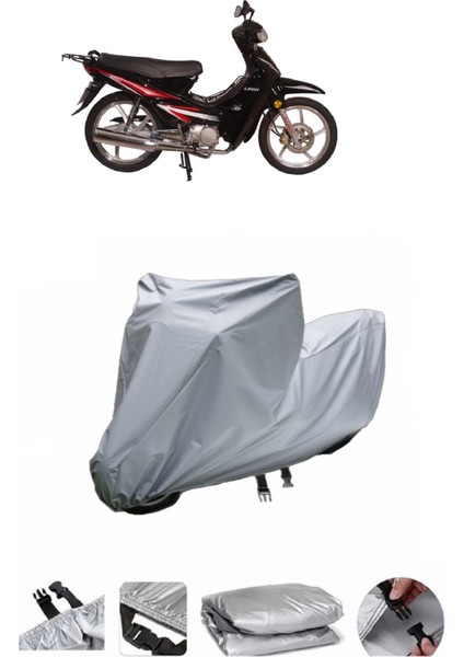 Bisan Lifan Tay Su Geçirmez Motosiklet Brandası Arka Çanta Uyumlu Değildir