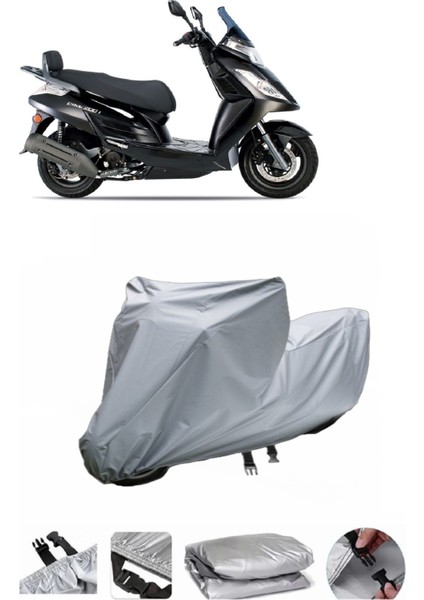 Kymco Dink 200I Su Geçirmez Motosiklet Brandası Arka Çanta Uyumlu Değildir