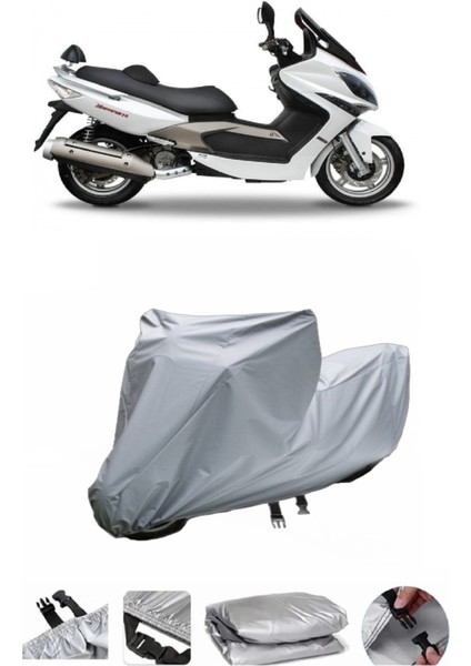 Kymco Xciting 250I Su Geçirmez Motosiklet Brandası Arka Çanta Uyumlu Değildir