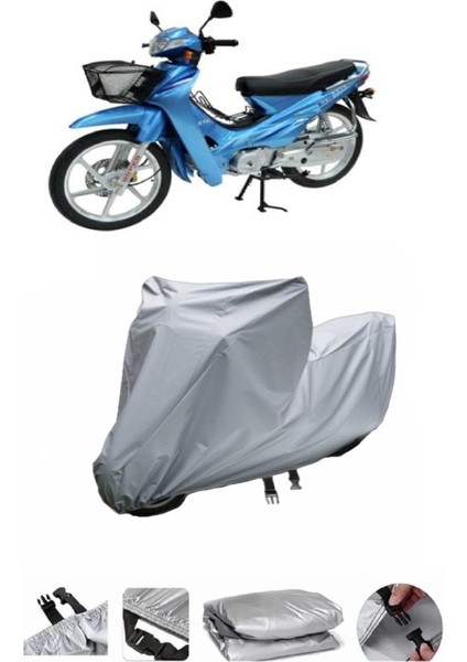 Asya As 110-8 Su Geçirmez Motosiklet Brandası Arka Çanta Uyumlu Değildir