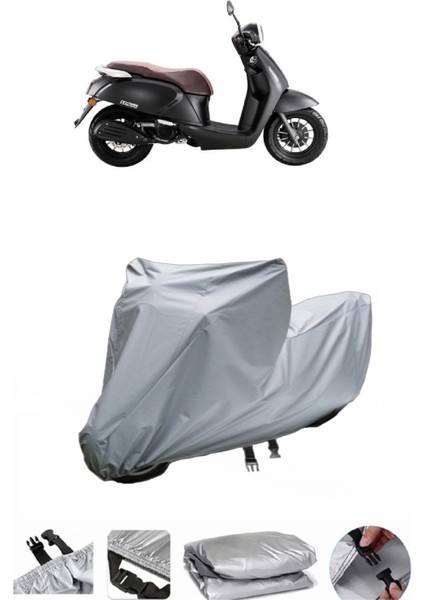 Qj Ltm 125 Su Geçirmez Motosiklet Brandası Arka Çanta Uyumlu Değildir