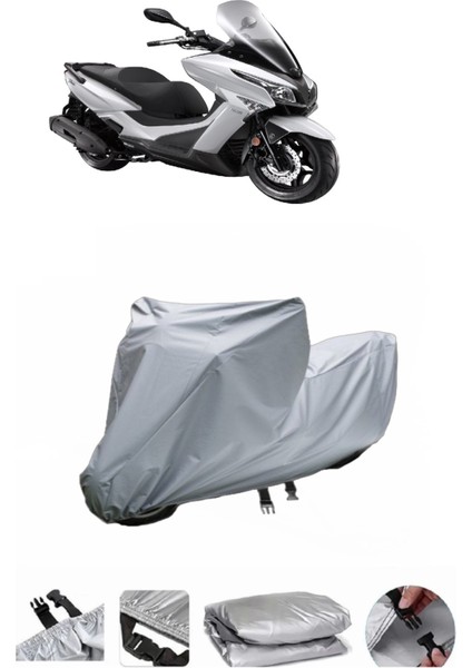 Kymco Xtown 250I Su Geçirmez Motosiklet Brandası Arka Çanta Uyumlu Değildir
