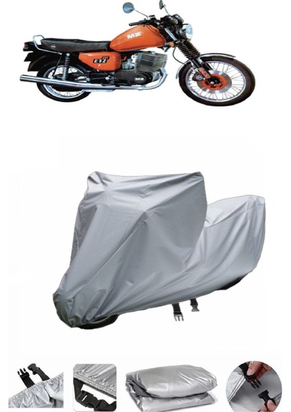 Mz Etz 251 Su Geçirmez Motosiklet Brandası Arka Çanta Uyumlu Değildir