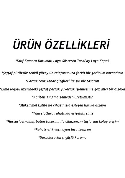 Apple iPhone 12 Uyumlu Kılıf Kamera Koruma Çerçeveli, Logo Gösteren Göz Alıcı Tpu Telefon Kapak ile Estetik ve Koruma Bir Arada