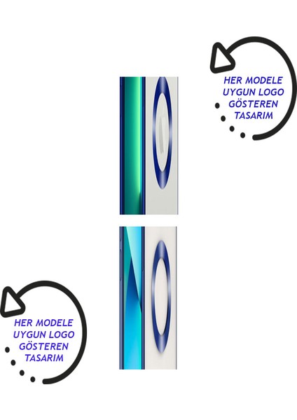 Apple iPhone 14 Pro Max Uyumlu Kılıf Kamera Koruma Çerçeveli, Logo Gösteren Göz Alıcı Tpu Telefon Kapak ile Estetik ve Koruma Bir Arada