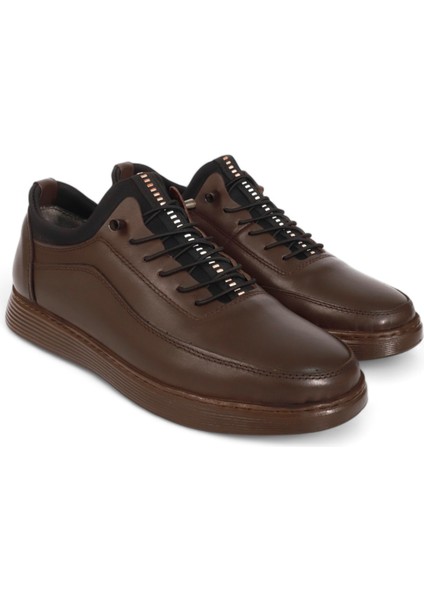 958 Hakiki Deri Anatomik Erkek Ayakkabı - NKT00958-KAHVERENGI-43 fırsatları