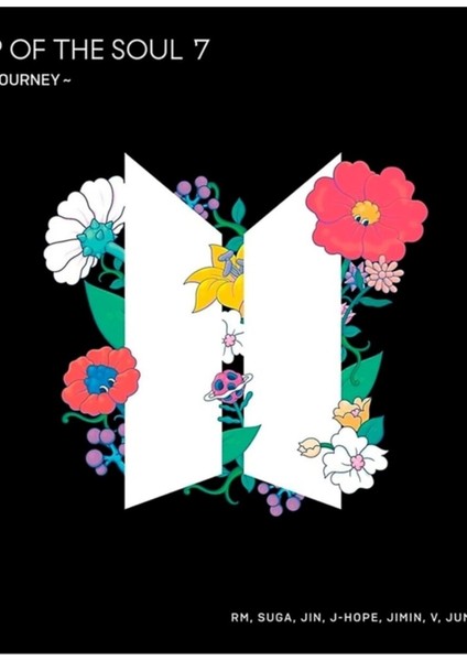 Bts Yolculuk Tablo Ahşap Poster Dekoratif KOD4416