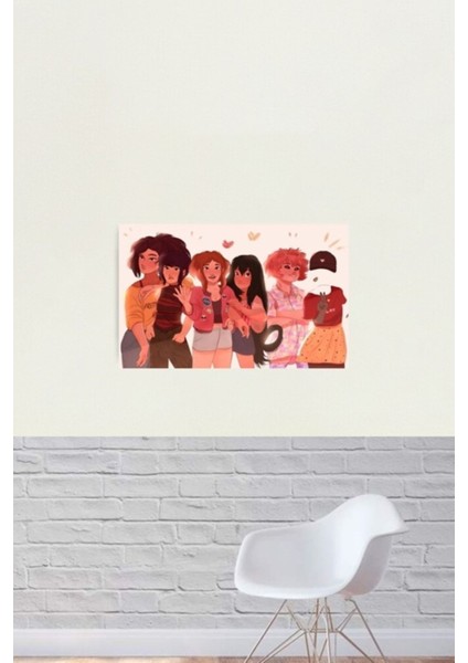Boku No Girls Akademi Ahşap Poster Dekoratif fiyatları