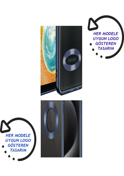 Xiaomi Redmi 9c Uyumlu Kılıf Kamera Koruma Çerçeveli, Logo Gösteren Göz Alıcı Tpu Telefon Kapak ile Estetik ve Koruma Bir Arada
