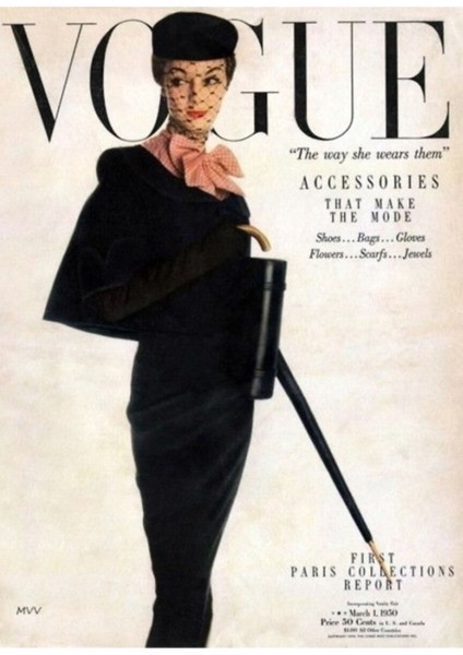Moda Bağbozumu Dergisi 1900 - 1970 Tablo Ahşap Poster Dekoratif