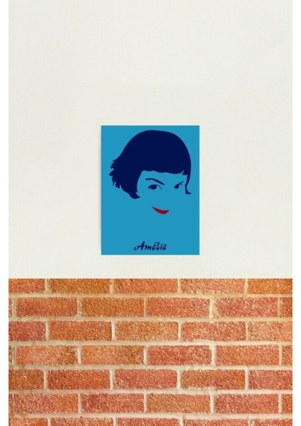 Montmartre'den Amelie Tablo Ahşap Poster Dekoratif fiyatları