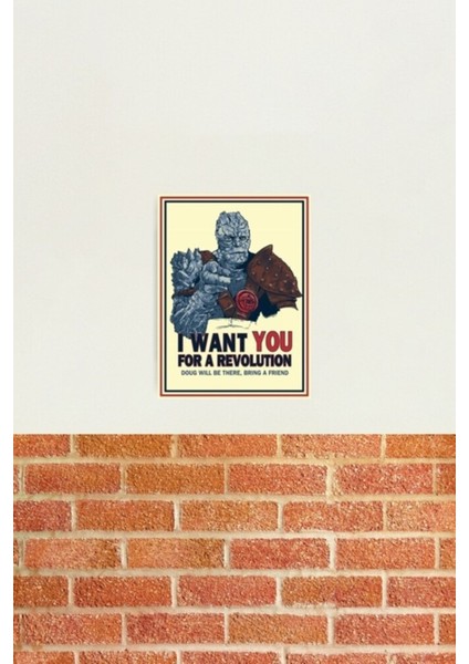 Devrim Başladı - Hey Man | Korg - Korg Trendi Tablo Ahşap Poster Dekoratif