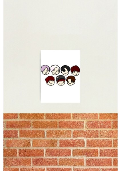 Bts Hormon Savaşı Fanart Tablo Ahşap Poster Dekoratif KOD1893