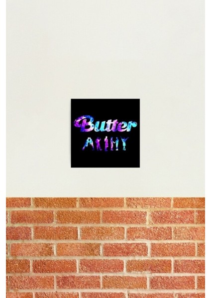 Butter Army Galaxy, K-Pop Müzik Sevgilisi Noel Army Hediyeleri. Tablo Ahşap Poster Dekoratif fiyatları