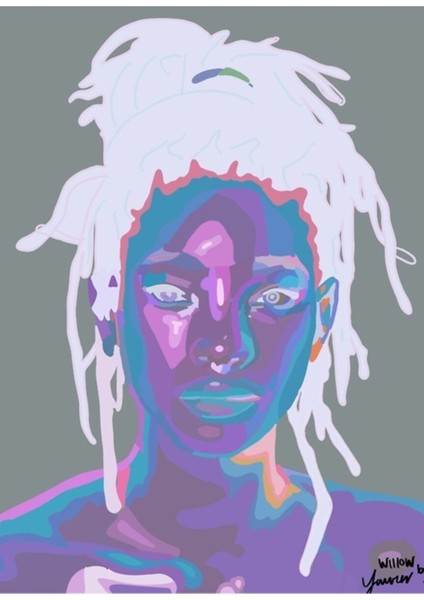Willow Smith Tablo Ahşap Poster Dekoratif