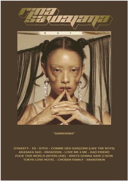 Rina Sawayama - Sawayama Tablo Ahşap Poster Dekoratif
