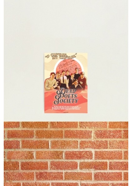 Ölü Ozanlar Derneği Poster Tablo Ahşap Poster Dekoratif