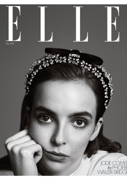 Jodie Comer - Elle Tablo Ahşap Poster Dekoratif