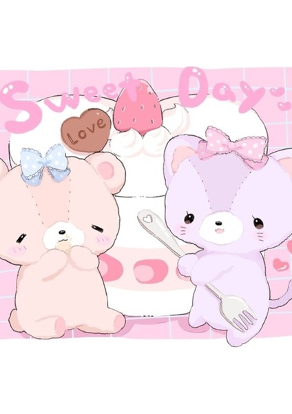 Kawaii Tatlıları Tablo Ahşap Poster Dekoratif