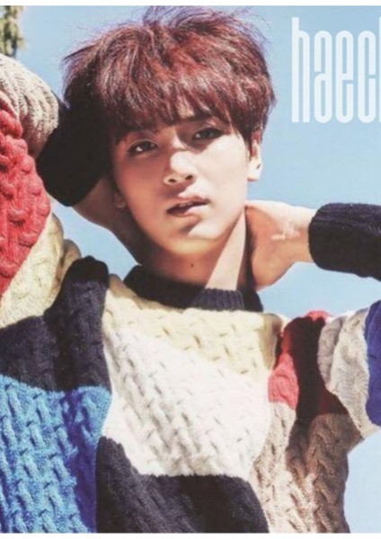 Haechan Tablo Ahşap Poster Dekoratif