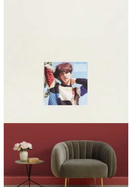 Haechan Tablo Ahşap Poster Dekoratif