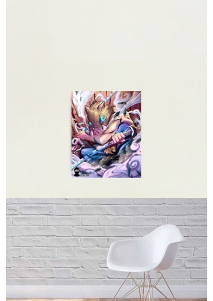 Iblis Avcısı Inosuke Tablo Ahşap Poster Dekoratif