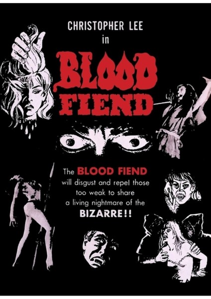 Blood Fiend Tablo Ahşap Poster Dekoratif