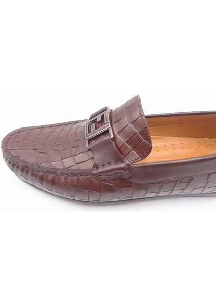 King Shoes 4013 Kahverengi Erkek Babet modelleri