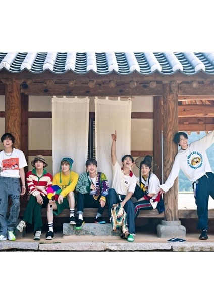 Kore Evi-Bts Tablo Ahşap Poster Dekoratif KOD4357
